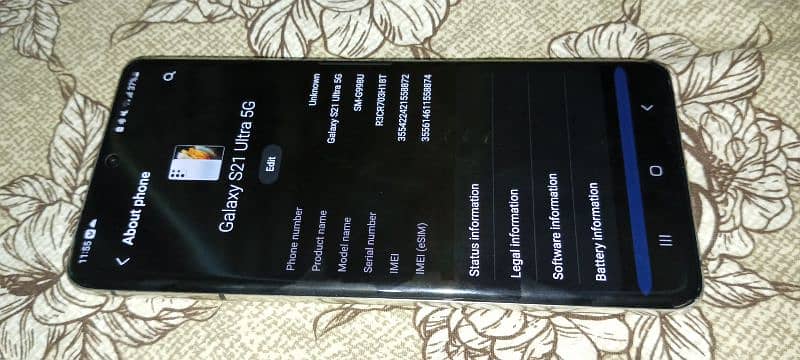 SAMSUNG GALAXY s21 Ultra 5g non pta 3