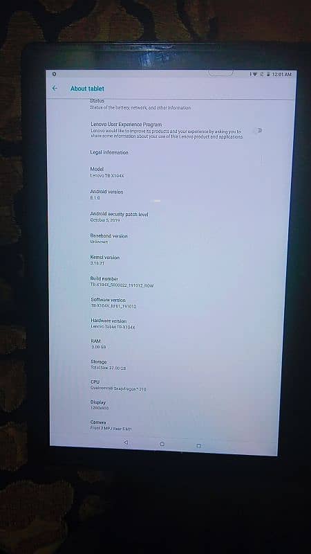 Lenovo tab TB-X104X 3/32GB 2