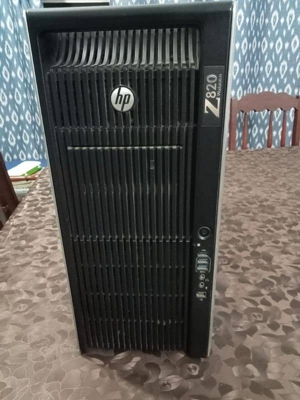 HP Z820 Workstation Dual xeon 12x2x2=48 threads 12