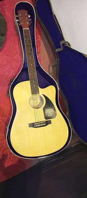 fender acoustic guitar CD60 CN 7