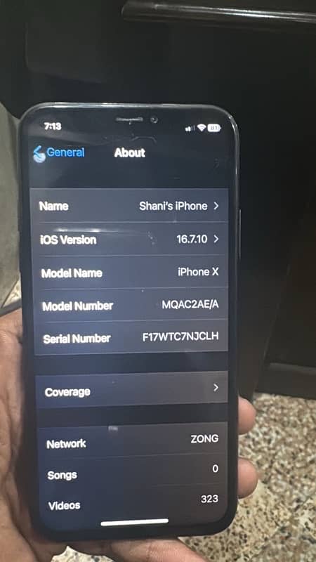 READ CARE FULLY” iPhone X 64 gb GLASS DAMAGE BUT TOUCH WORKING NON PTA 2