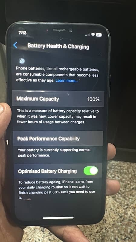 READ CARE FULLY” iPhone X 64 gb GLASS DAMAGE BUT TOUCH WORKING NON PTA 5