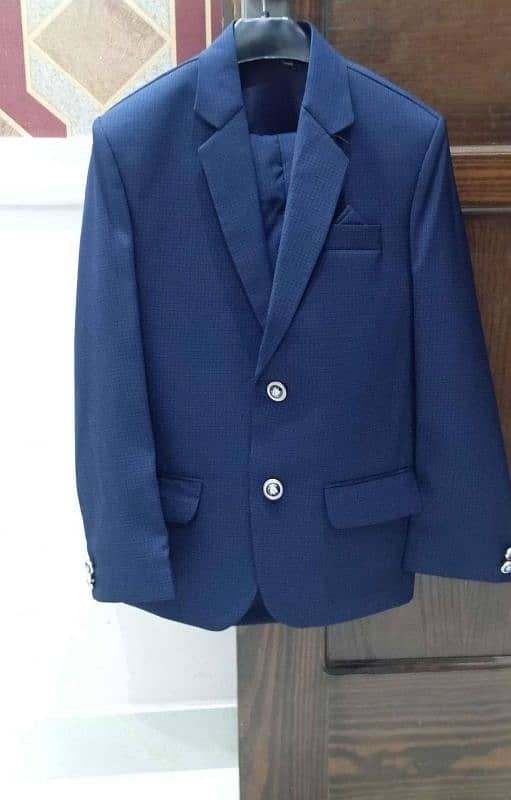 navy blue colour new pent coat for sale with white shirt and ty 1