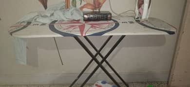 iron folding table