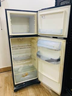 Glass door fridge