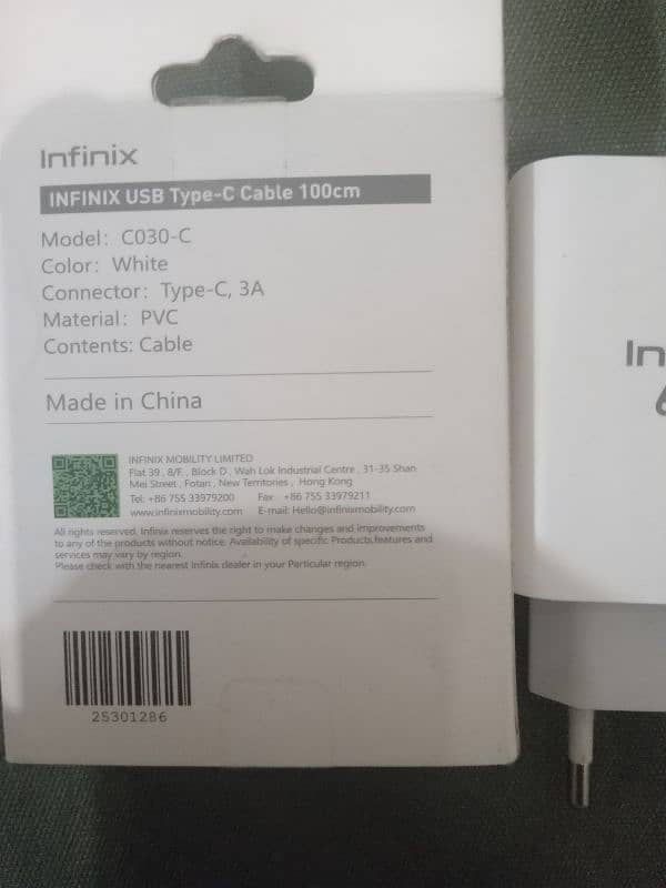 infinix 68 watt Charger 1