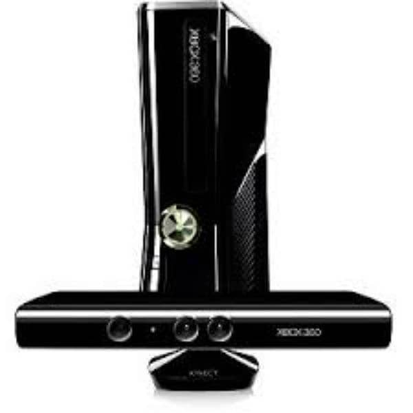 Xbox 360 jtag With Kinect and 30 pre installed games used only 1 month 0