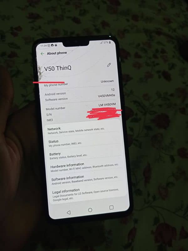 LG v50 thinq 5G 7