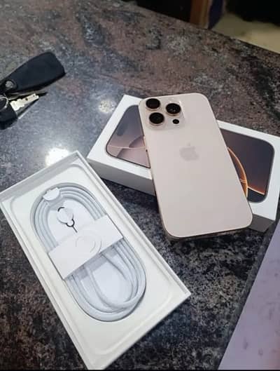 Iphone 16 Pro Desert Titanium Physical sim JV