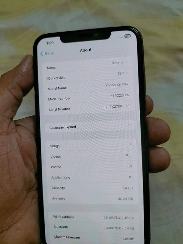 iphone XS MAX dual pta aproved 2