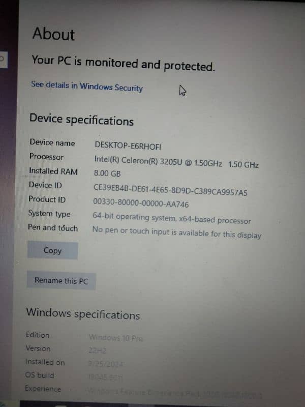 Celeron Laptop 0