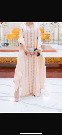 S-M WANIYA BY MEHR AZAM worn once korean raw silk