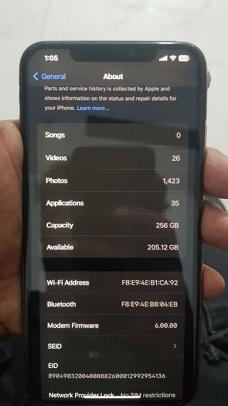 Apple Iphone XS Max 256Gb GOLD Dual Sim 6