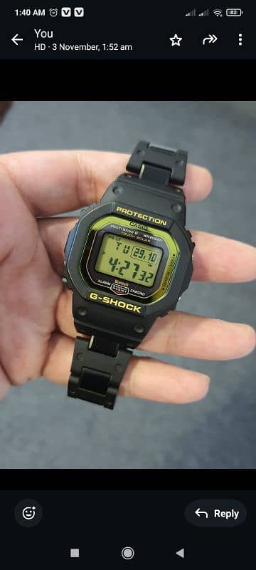 CASIO G-SHOCK  GW-B5600BC  COMBI BRACELET  BLUETOOTH 2