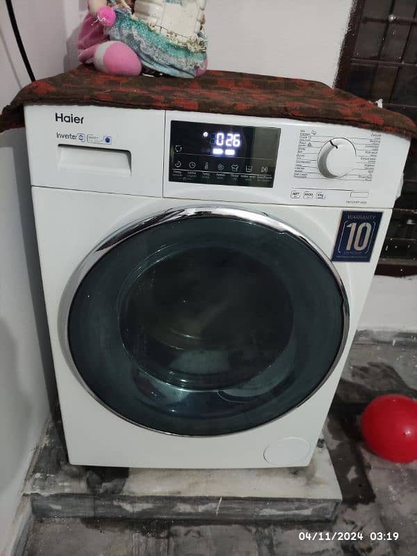 Haier HW100-BP14826 Front Load Automatic Washing Machine 4