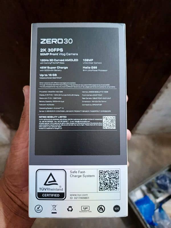 Infinix zero 30 16/256 GB leather Green 2