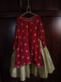 "Elegant Preloved Gharara Suit for Sale – Great Condition!"