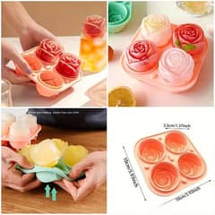 *3D Rose Silicone Ice Mould