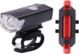 Headlight Tail Light Rechargeable Set For Bicycle Cycling Bike Scooter