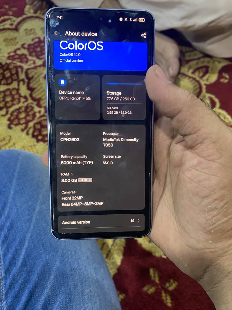 Oppo reno11 F 5G 5