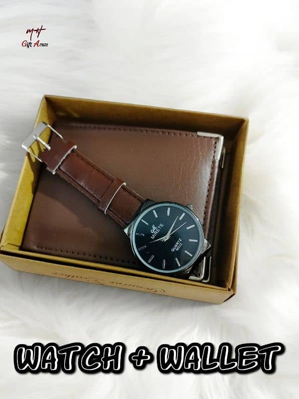 MIRETE Mens Watch With Wallet 0