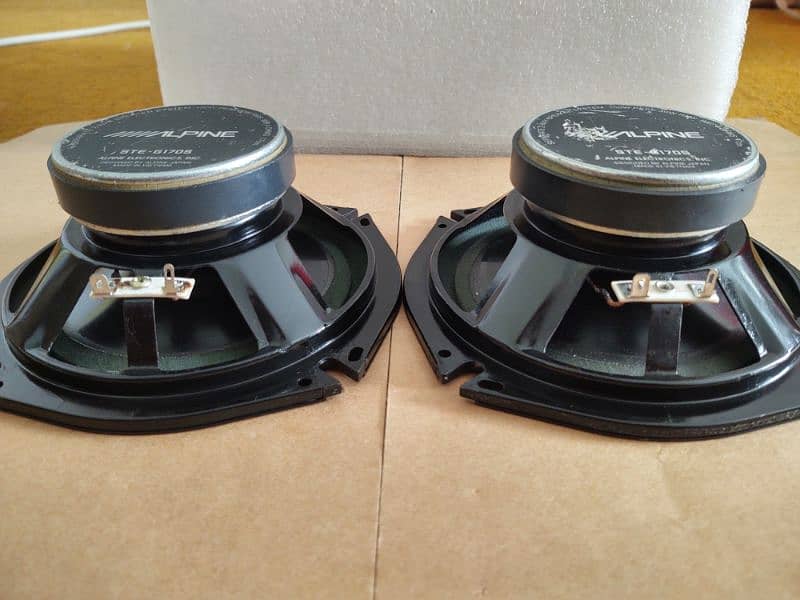 Original imported branded Geniune Japani Alpine Door speaker Havy sond 8