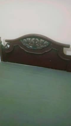 double bed pure wood Ka  bna hy hy