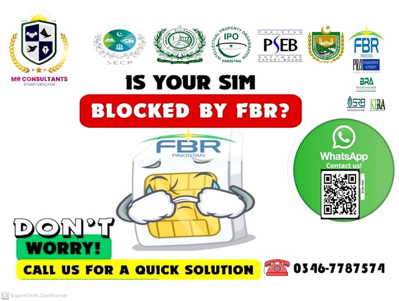 SECP/FBR/PEC/NGO/PSW/PRAL/Company Registration, NTN/Income Tax Return 7