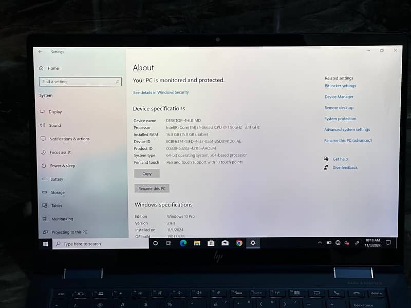 HP Elite Book x360 Dragon Fly 2