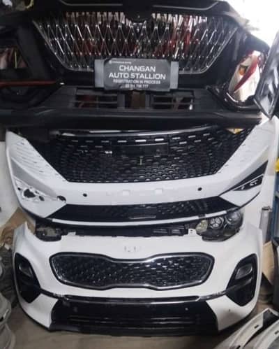 Kia Sportage 2023 model and oshan x7 and all model bumper available