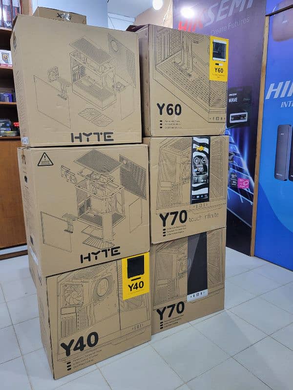 Hyte casing Y40/y60/Y70 touch infinite /new stock/gaiming system pc 1