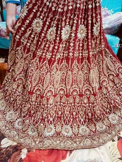 Red Gold Lehanga Choli Bridal