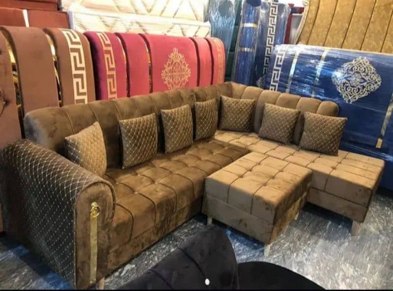 L shape sofa/sofa set/wooden sofa/6 seater sofa 2