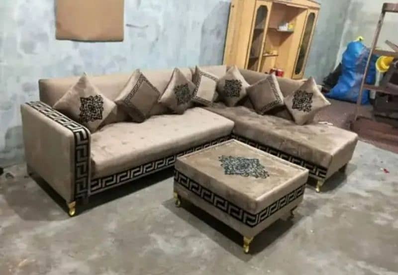 L shape sofa/sofa set/wooden sofa/6 seater sofa 4