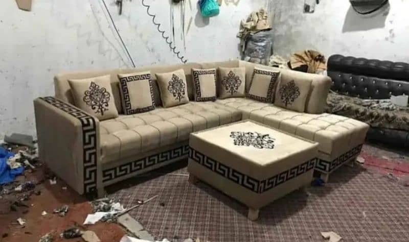 L shape sofa/sofa set/wooden sofa/6 seater sofa 5