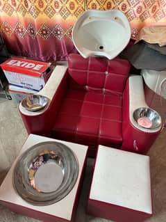 parlor Sofa for manicure and pedicure + shampo unite