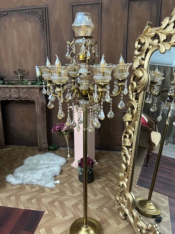 Golden Chandelier / Floor Standing Chandelier / Floor lamps 0