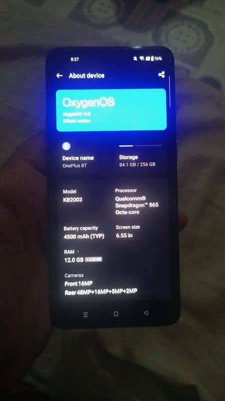 one plus 8T 12 256 exchange possible 1