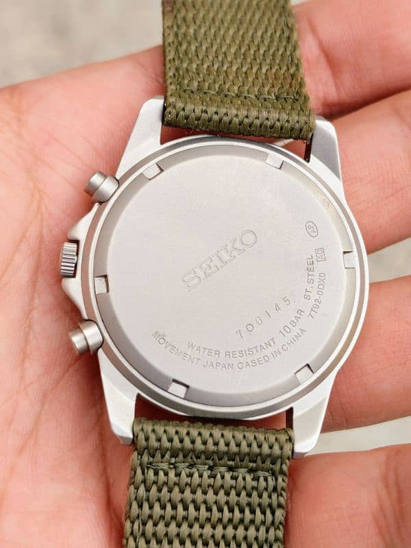 Seiko military chronograph 3