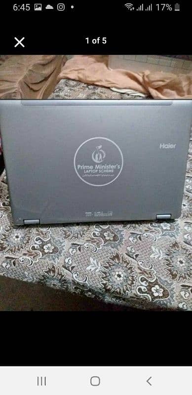 Haier laptop M3 7th generation  Ram 8GB Hardisk 250Gb 3