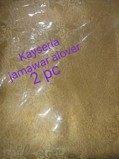 Kayseria jamawar alover 2pc unstitched luxury fabric