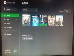 Xbox one with 5games