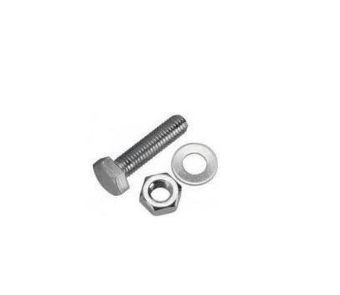 stainless steel nut bolt washer (RS. 25) 2