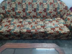 6 seater sofa set and 3tables for Sale . Call 0320 - 4671404