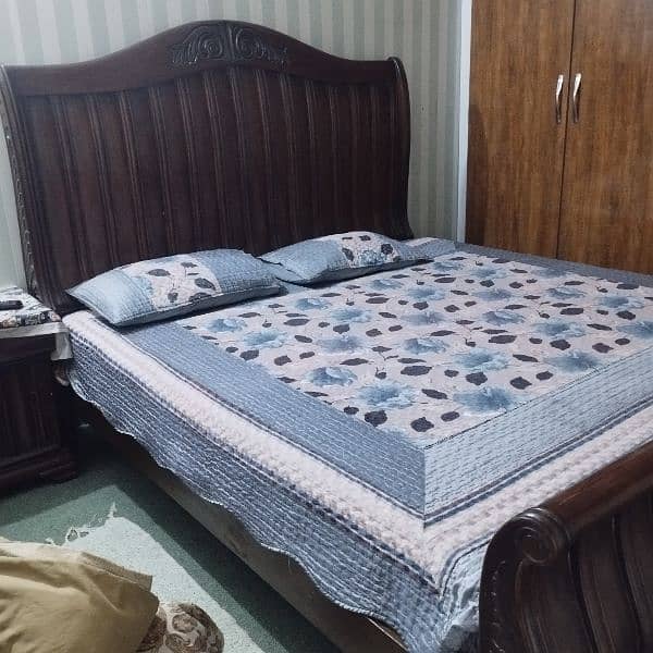 wooden bed set 2