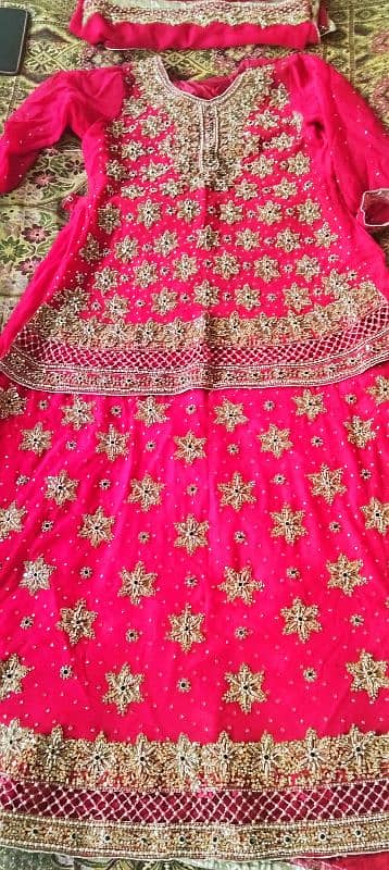 Lehnga Red Color For Sale just 1 time used 3