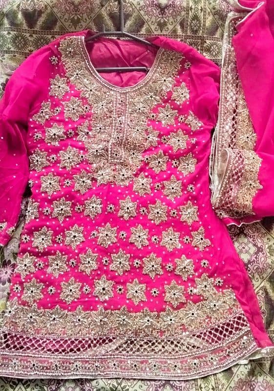 Lehnga Red Color For Sale just 1 time used 7