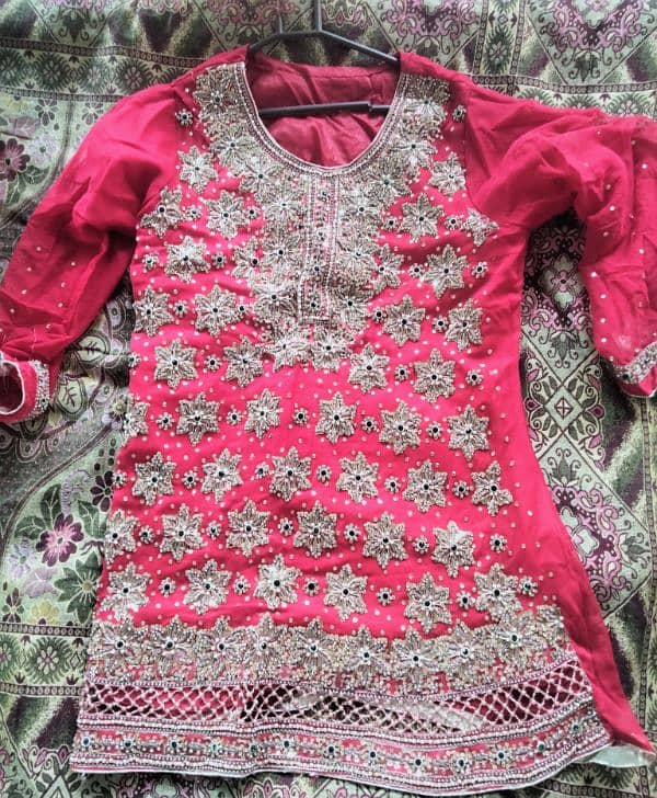 Lehnga Red Color For Sale just 1 time used 8