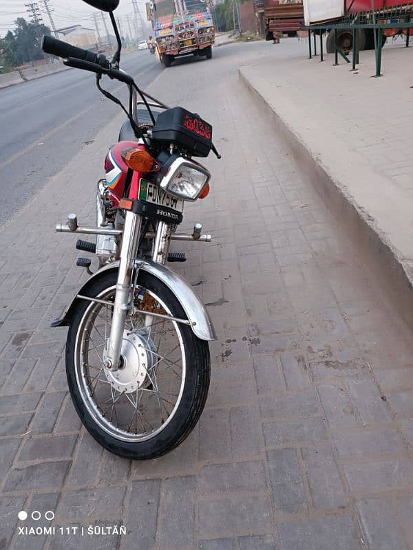 Urgent Sale CG 125 Faisalabad Registration 10/10 Condition 6