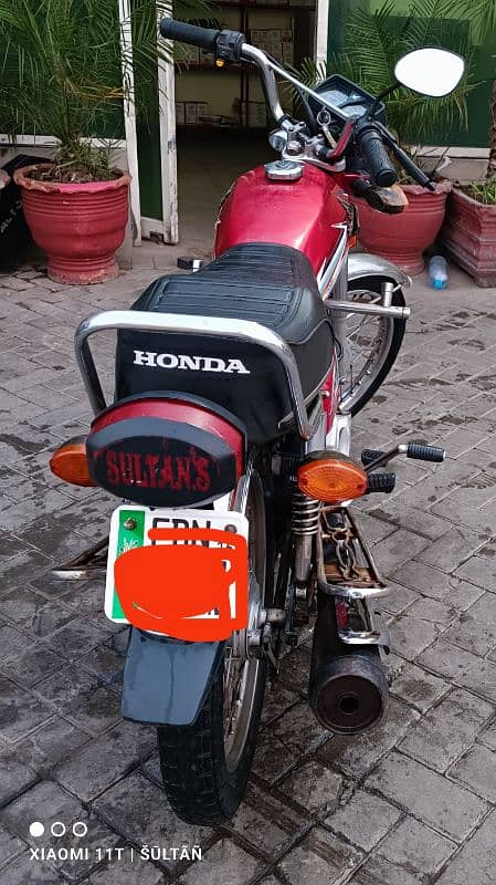 Urgent Sale CG 125 Faisalabad Registration 10/10 Condition 7